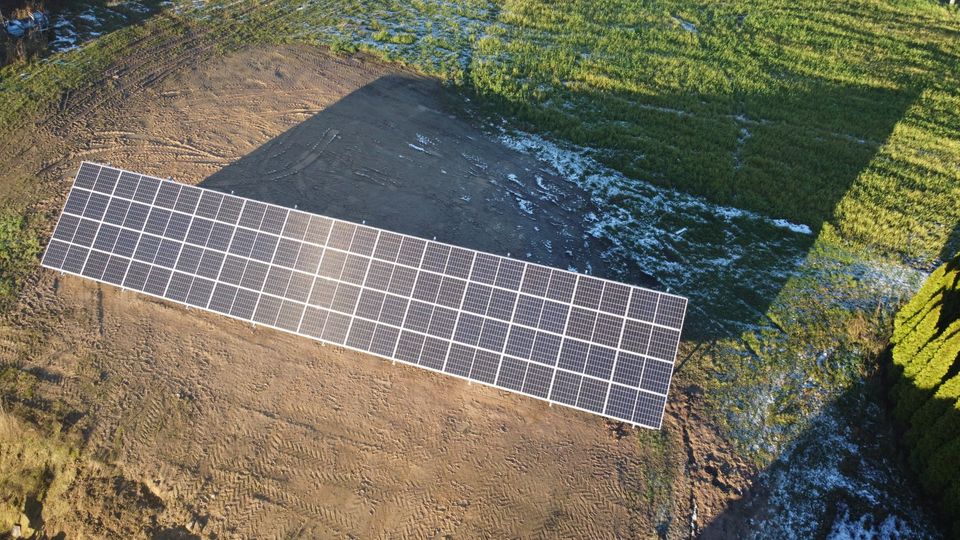 solar ground installation with n-type solar panels